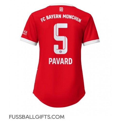 Bayern Munich Benjamin Pavard #5 Fußballbekleidung Heimtrikot Damen 2022-23 Kurzarm